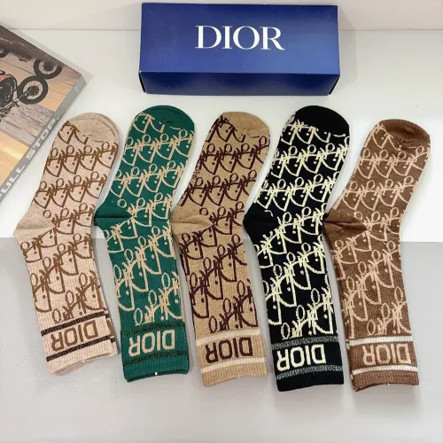 Replica Christian Dior Socks #1391159 $29.00 USD for Wholesale