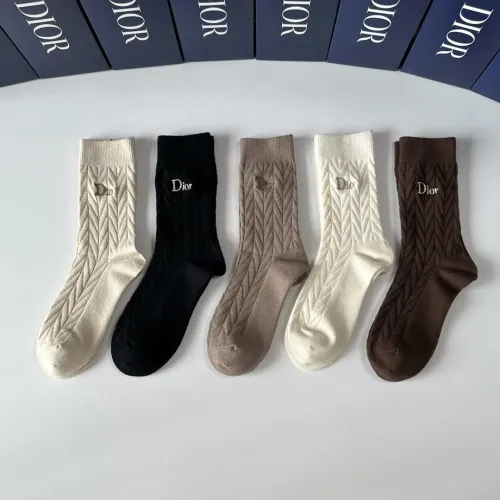 Replica Christian Dior Socks #1391161 $29.00 USD for Wholesale