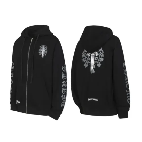 Wholesale Chrome Hearts Hoodies Long Sleeved For Unisex #1391288 $68.00 USD, Wholesale Quality Replica Chrome Hearts Hoodies