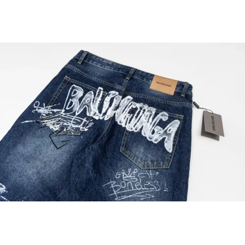 Replica Balenciaga Jeans For Unisex #1391441 $80.00 USD for Wholesale