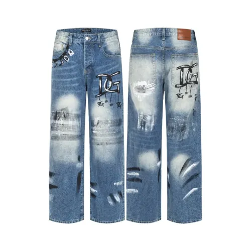Wholesale Dolce &amp; Gabbana D&amp;G Jeans For Unisex #1391455 $80.00 USD, Wholesale Quality Replica Dolce &amp; Gabbana D&amp;G Jeans