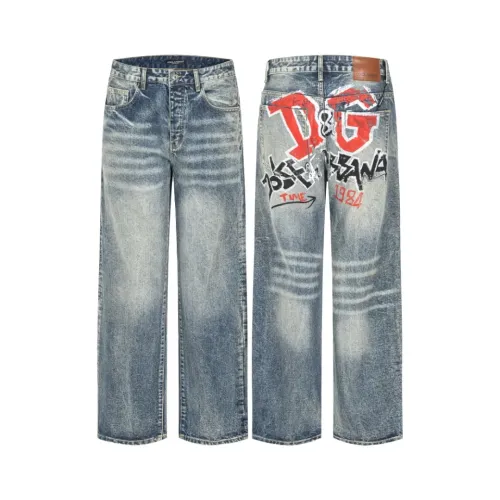 Wholesale Dolce &amp; Gabbana D&amp;G Jeans For Unisex #1391463 $80.00 USD, Wholesale Quality Replica Dolce &amp; Gabbana D&amp;G Jeans