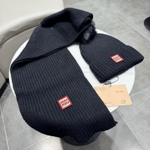 Replica MIU MIU Hat and Scarf Set #1391479 $64.00 USD for Wholesale