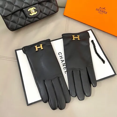 Replica Hermes Gloves For Women #1391486 $56.00 USD for Wholesale