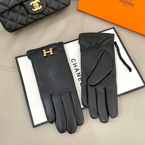 Replica Hermes Gloves For Women #1391486 $56.00 USD for Wholesale