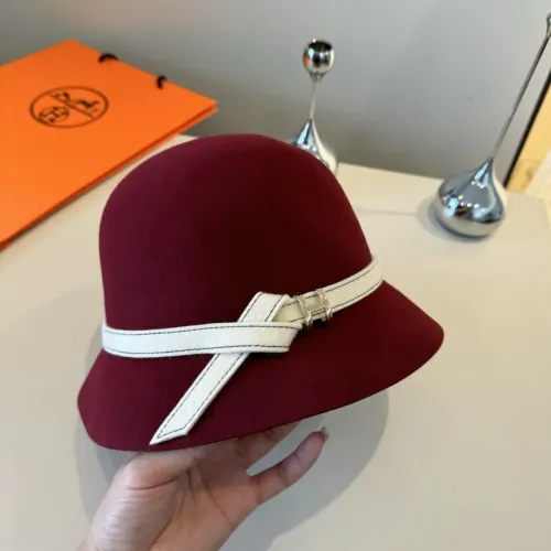 Replica Hermes Caps #1391520 $45.00 USD for Wholesale