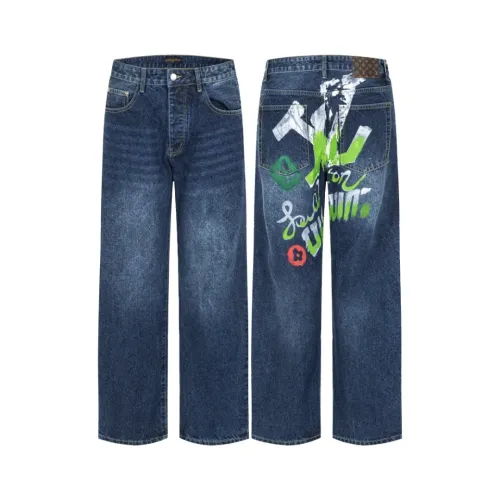 Wholesale Louis Vuitton LV Jeans For Unisex #1391527 $80.00 USD, Wholesale Quality Replica Louis Vuitton LV Jeans
