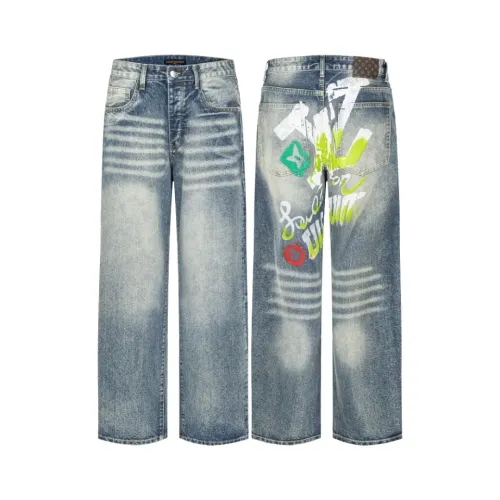 Wholesale Louis Vuitton LV Jeans For Unisex #1391531 $80.00 USD, Wholesale Quality Replica Louis Vuitton LV Jeans