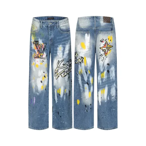 Wholesale Louis Vuitton LV Jeans For Unisex #1391534 $80.00 USD, Wholesale Quality Replica Louis Vuitton LV Jeans