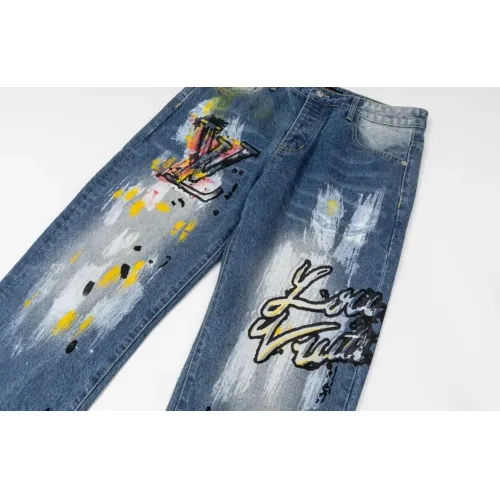 Replica Louis Vuitton LV Jeans For Unisex #1391534 $80.00 USD for Wholesale