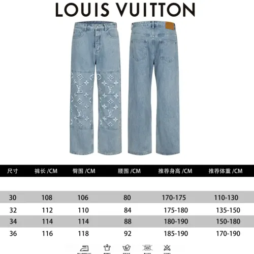 Replica Louis Vuitton LV Jeans For Unisex #1391544 $92.00 USD for Wholesale