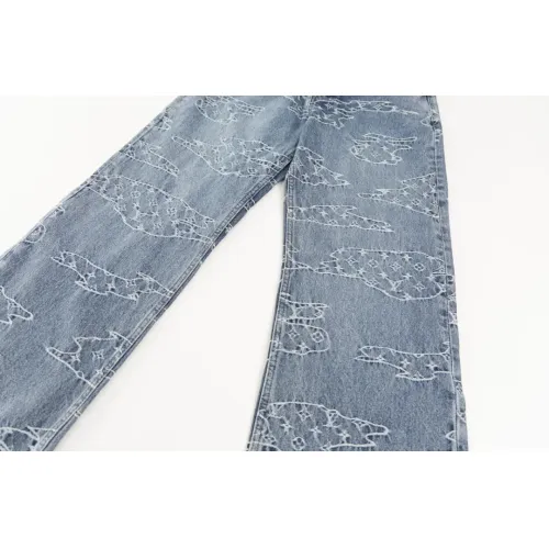 Replica Louis Vuitton LV Jeans For Unisex #1391550 $88.00 USD for Wholesale