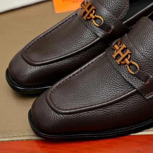Replica Hermes Leather Shoes For Men #1391575 $85.00 USD for Wholesale