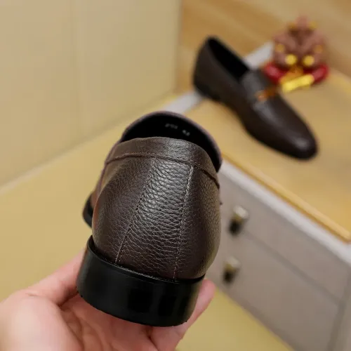 Replica Hermes Leather Shoes For Men #1391575 $85.00 USD for Wholesale