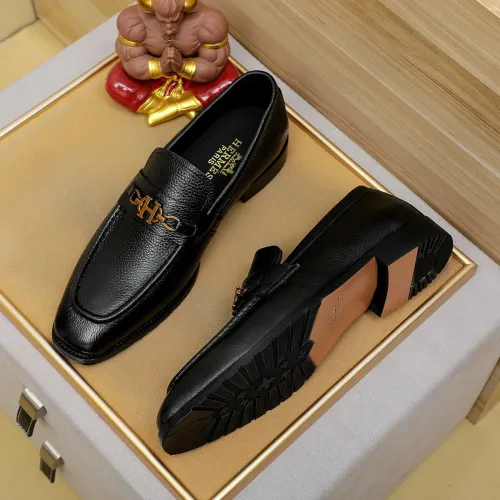 Wholesale Hermes Leather Shoes For Men #1391576 $85.00 USD, Wholesale Quality Replica Hermes Leather Shoes
