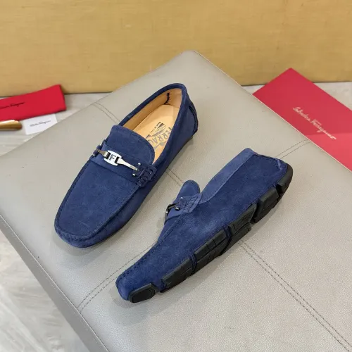 Wholesale Salvatore Ferragamo Leather Shoes For Men #1391716 $96.00 USD, Wholesale Quality Replica Salvatore Ferragamo Leather Shoes