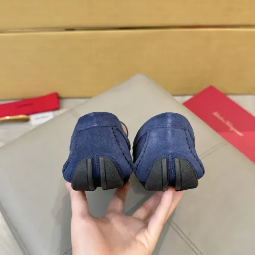 Replica Salvatore Ferragamo Leather Shoes For Men #1391716 $96.00 USD for Wholesale