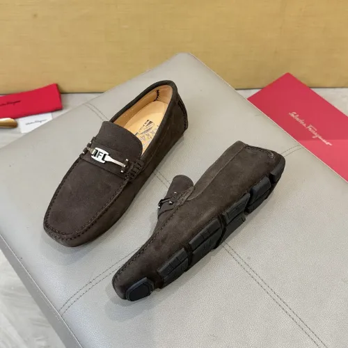 Wholesale Salvatore Ferragamo Leather Shoes For Men #1391717 $96.00 USD, Wholesale Quality Replica Salvatore Ferragamo Leather Shoes