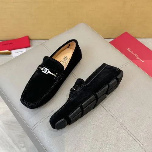 Wholesale Salvatore Ferragamo Leather Shoes For Men #1391718 $96.00 USD, Wholesale Quality Replica Salvatore Ferragamo Leather Shoes
