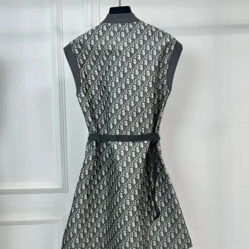 Replica Christian Dior Dresses Sleeveless For Women #1391719 $100.00 USD for Wholesale