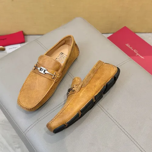 Wholesale Salvatore Ferragamo Leather Shoes For Men #1391720 $96.00 USD, Wholesale Quality Replica Salvatore Ferragamo Leather Shoes