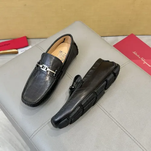 Wholesale Salvatore Ferragamo Leather Shoes For Men #1391721 $96.00 USD, Wholesale Quality Replica Salvatore Ferragamo Leather Shoes