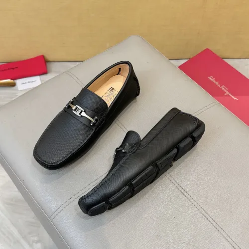 Wholesale Salvatore Ferragamo Leather Shoes For Men #1391725 $96.00 USD, Wholesale Quality Replica Salvatore Ferragamo Leather Shoes