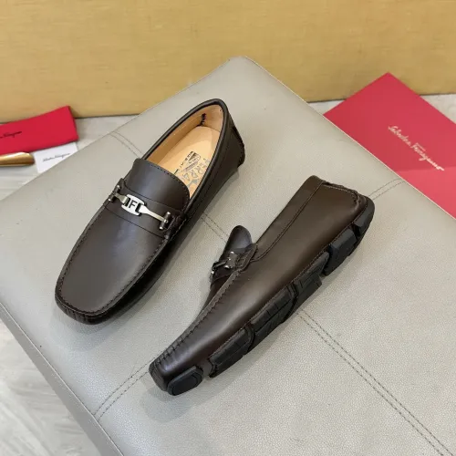 Wholesale Salvatore Ferragamo Leather Shoes For Men #1391729 $96.00 USD, Wholesale Quality Replica Salvatore Ferragamo Leather Shoes