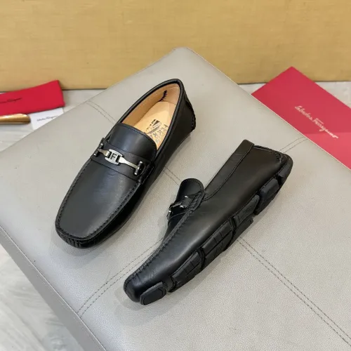 Wholesale Salvatore Ferragamo Leather Shoes For Men #1391730 $96.00 USD, Wholesale Quality Replica Salvatore Ferragamo Leather Shoes