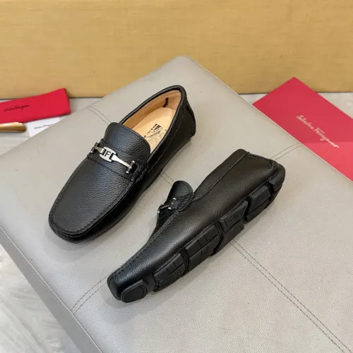 Wholesale Salvatore Ferragamo Leather Shoes For Men #1391733 $96.00 USD, Wholesale Quality Replica Salvatore Ferragamo Leather Shoes