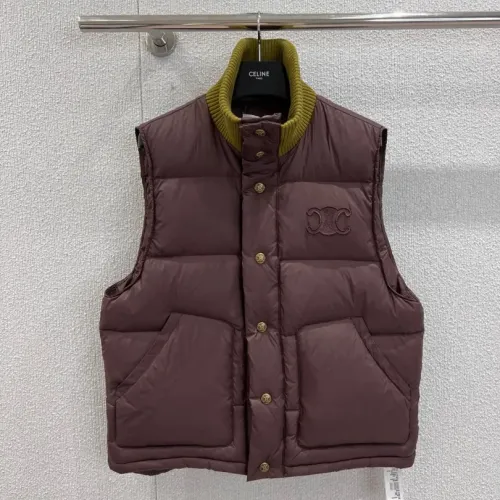 Wholesale Celine Down Feather Coat Sleeveless For Women #1391744 $140.00 USD, Wholesale Quality Replica Celine Down Feather Coat