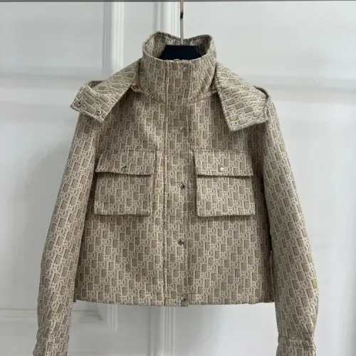 Wholesale Christian Dior Jackets Long Sleeved For Women #1391777 $122.00 USD, Wholesale Quality Replica Christian Dior Jackets
