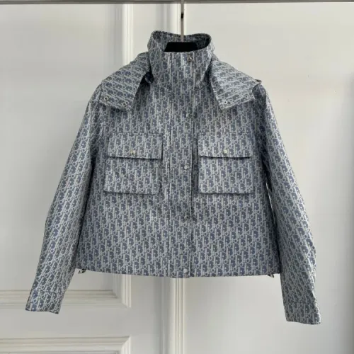 Wholesale Christian Dior Jackets Long Sleeved For Women #1391778 $122.00 USD, Wholesale Quality Replica Christian Dior Jackets