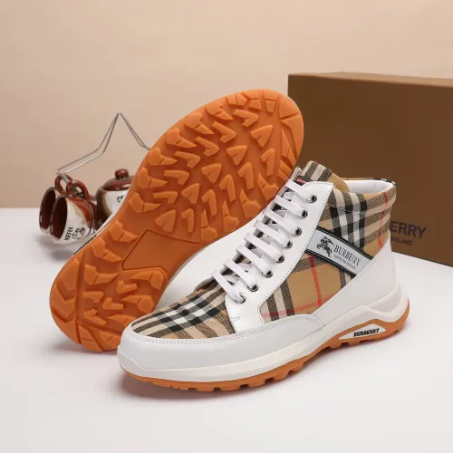 Replica Burberry High Tops Shoes For Men #1391791 $80.00 USD for Wholesale