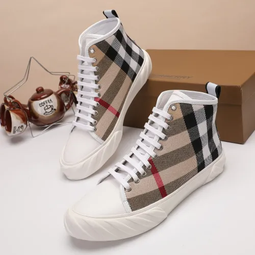Wholesale Burberry High Tops Shoes For Men #1391795 $76.00 USD, Wholesale Quality Replica Burberry High Tops Shoes