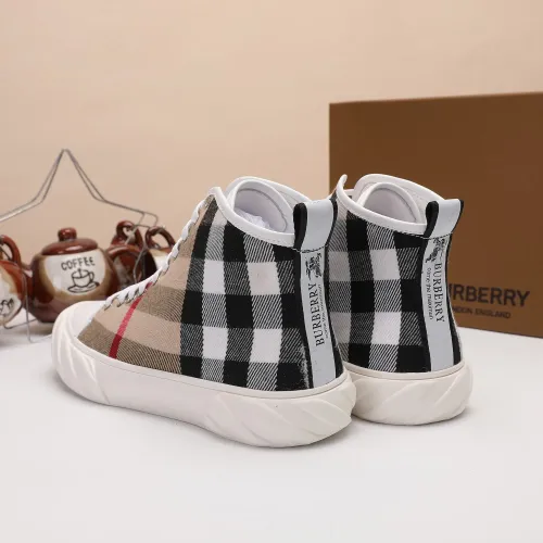 Replica Burberry High Tops Shoes For Men #1391795 $76.00 USD for Wholesale