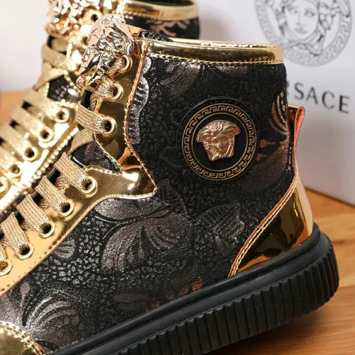 Replica Versace High Tops Shoes For Men #1391804 $76.00 USD for Wholesale
