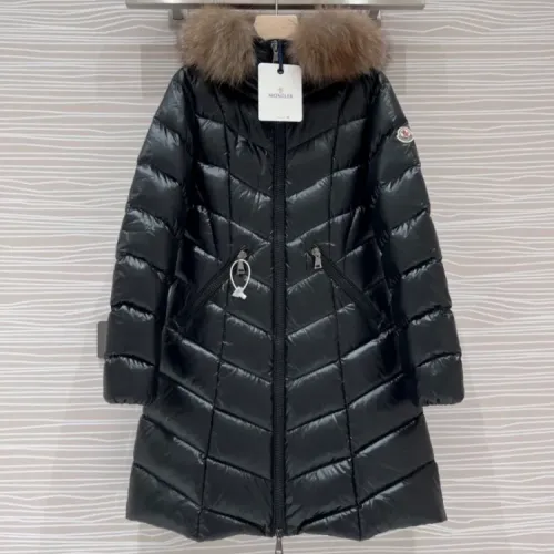 Wholesale Moncler Down Feather Coat Long Sleeved For Women #1391813 $277.69 USD, Wholesale Quality Replica Moncler Down Feather Coat