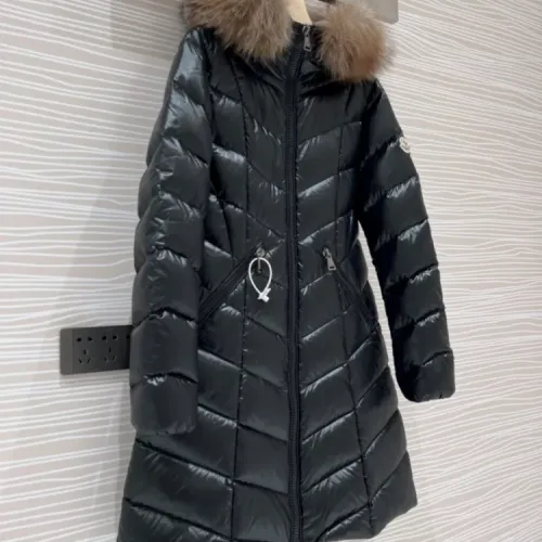 Replica Moncler Down Feather Coat Long Sleeved For Women #1391813 $277.69 USD for Wholesale