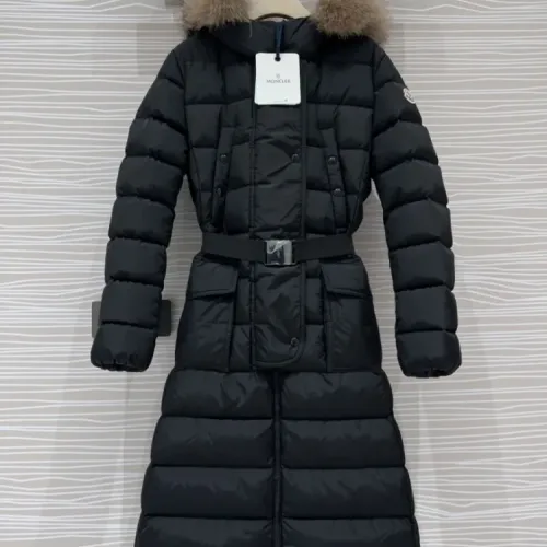 Wholesale Moncler Down Feather Coat Long Sleeved For Women #1391814 $287.60 USD, Wholesale Quality Replica Moncler Down Feather Coat