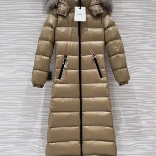 Wholesale Moncler Down Feather Coat Long Sleeved For Women #1391820 $317.36 USD, Wholesale Quality Replica Moncler Down Feather Coat