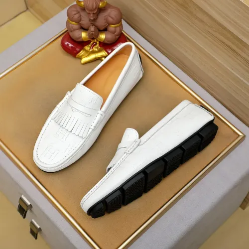 Replica Hermes Leather Shoes For Men #1391860 $72.00 USD for Wholesale