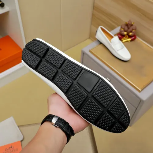 Replica Hermes Leather Shoes For Men #1391860 $72.00 USD for Wholesale