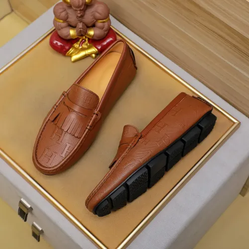 Replica Hermes Leather Shoes For Men #1391861 $72.00 USD for Wholesale