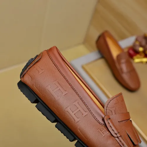 Replica Hermes Leather Shoes For Men #1391861 $72.00 USD for Wholesale
