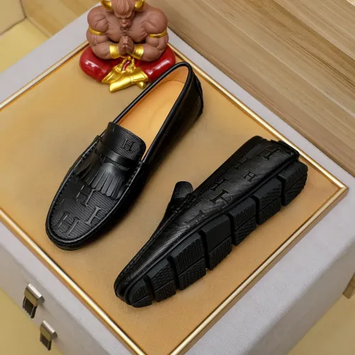 Replica Hermes Leather Shoes For Men #1391862 $72.00 USD for Wholesale