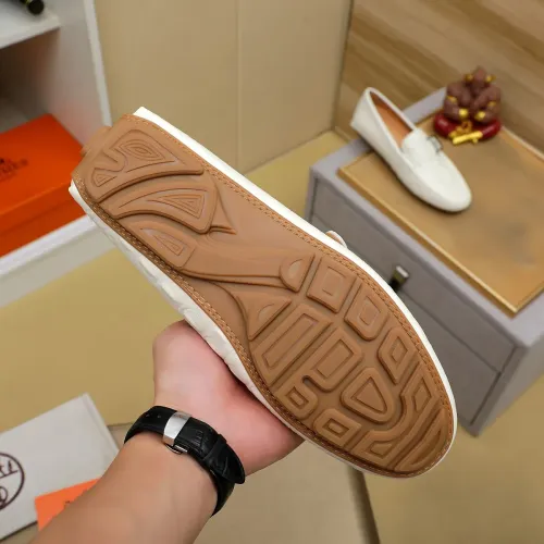 Replica Hermes Leather Shoes For Men #1391863 $72.00 USD for Wholesale