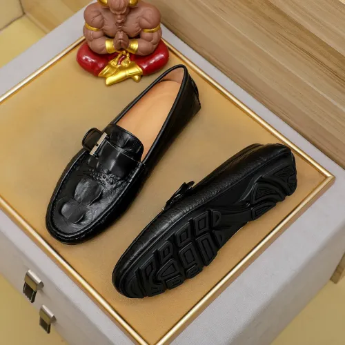 Replica Hermes Leather Shoes For Men #1391865 $72.00 USD for Wholesale