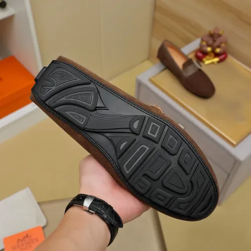 Replica Hermes Leather Shoes For Men #1391866 $72.00 USD for Wholesale