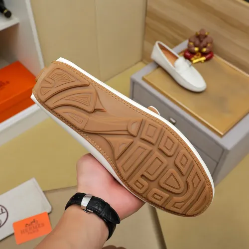 Replica Hermes Leather Shoes For Men #1391869 $72.00 USD for Wholesale